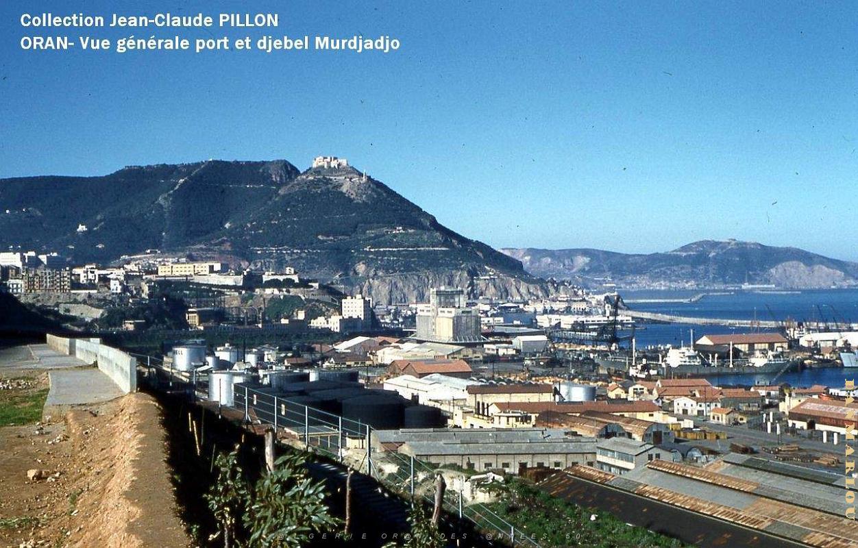 Oran - Vue Generale Port et Djebel Murdjadjo.jpg